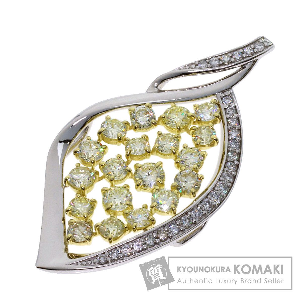 SELECT JEWELRY セレクトジュエリー ダイヤモンド ペンダントトップ K18YG PT950 レディース [中古]