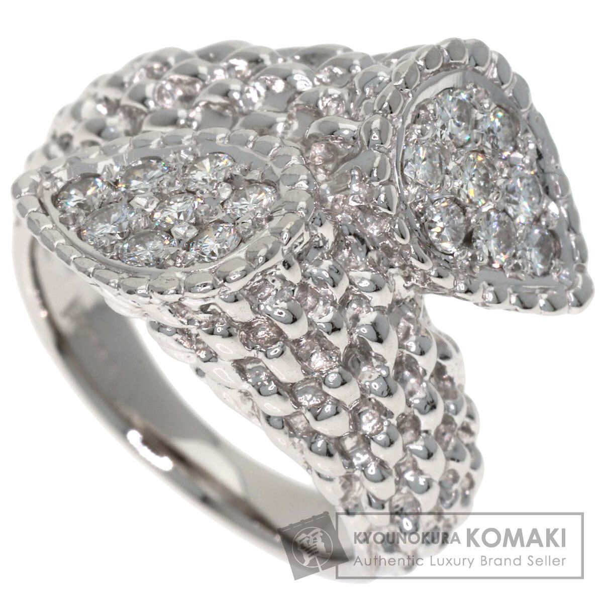SELECT JEWELRY セレクトジュエリー パヴェ ダイヤモンド リング・指輪 PT900 レディース [中古]