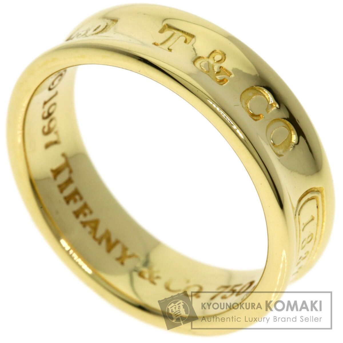 TIFFANY&Co. ティファニー 1837 ナロー リング・指輪 K18YG レディース [中古]