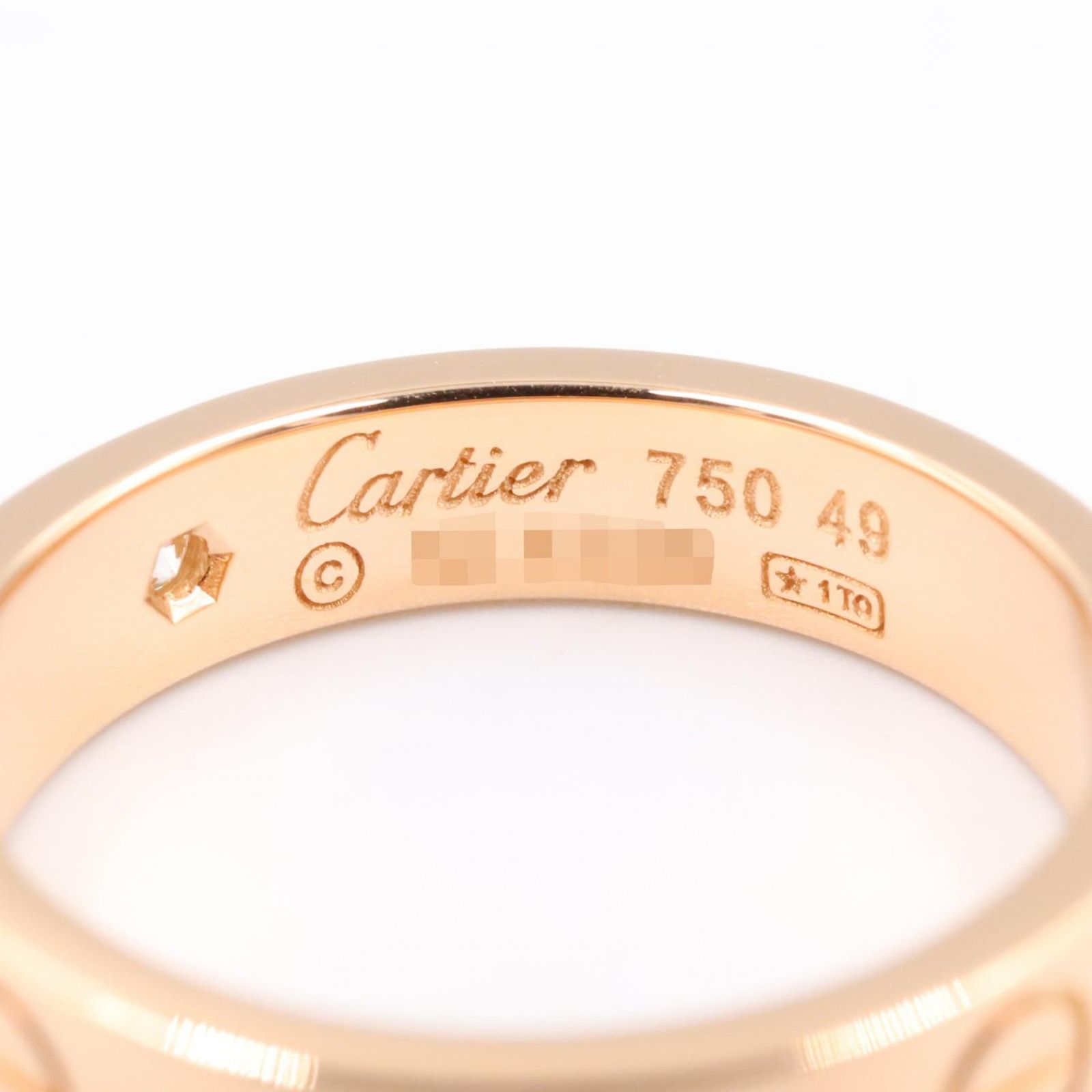 カルティエ CARTIER リング・指輪 ミニラブリング 1PD B4050749 K18PG 