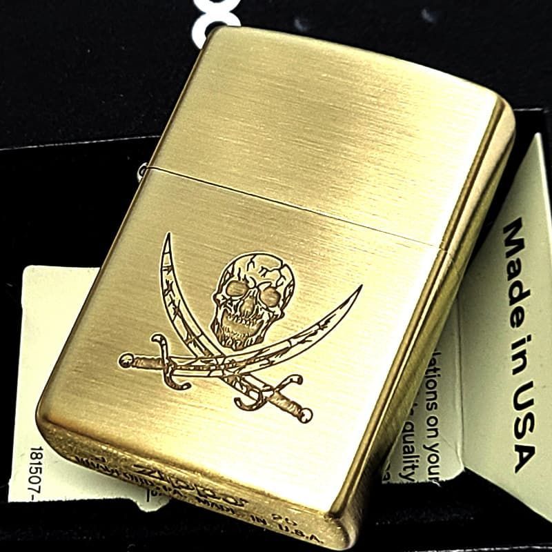 ZIPPO ライター ブラックラグーン 25周年記念 ラグーン商会 スカル&クロスソード ジッポ アニメ 両面加工 かっこいい BLACKLAGOON キャラクター 彫刻 メンズ ギフト プレゼント
