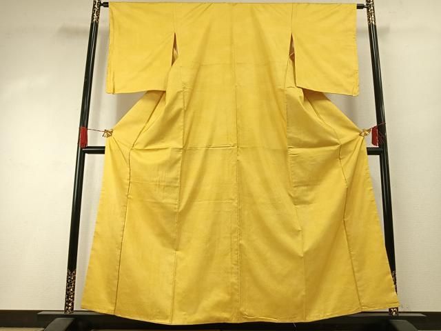 平和屋着物●本場大島紬　染大島　江戸小紋　作家物　扇面花文　正絹　逸品　AABI1358fy