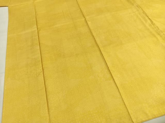 平和屋着物●本場大島紬　染大島　江戸小紋　作家物　扇面花文　正絹　逸品　AABI1358fy