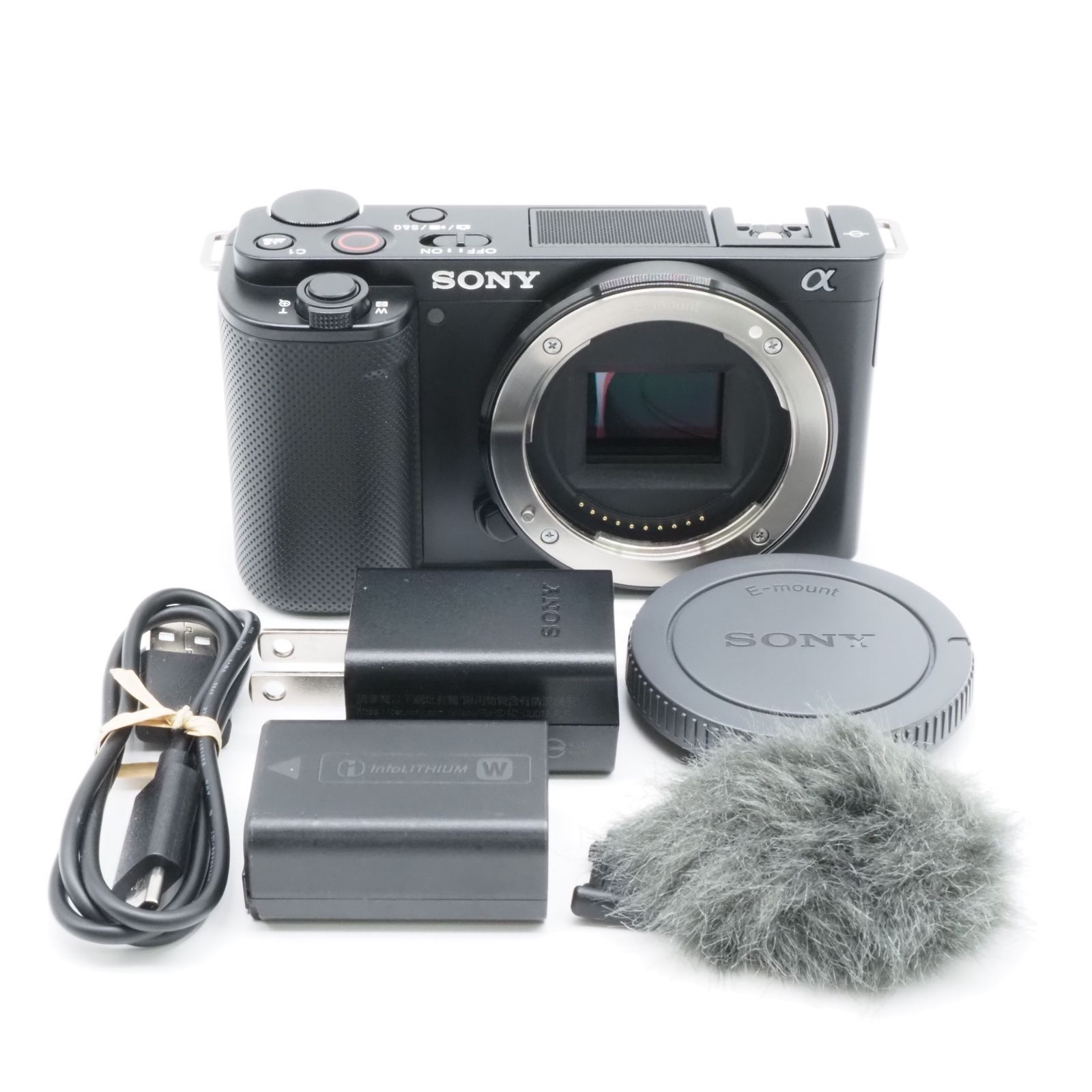 ショット数2,951回！SONY ZV-E10 ボディ ブラック VLOGCAM - メルカリ