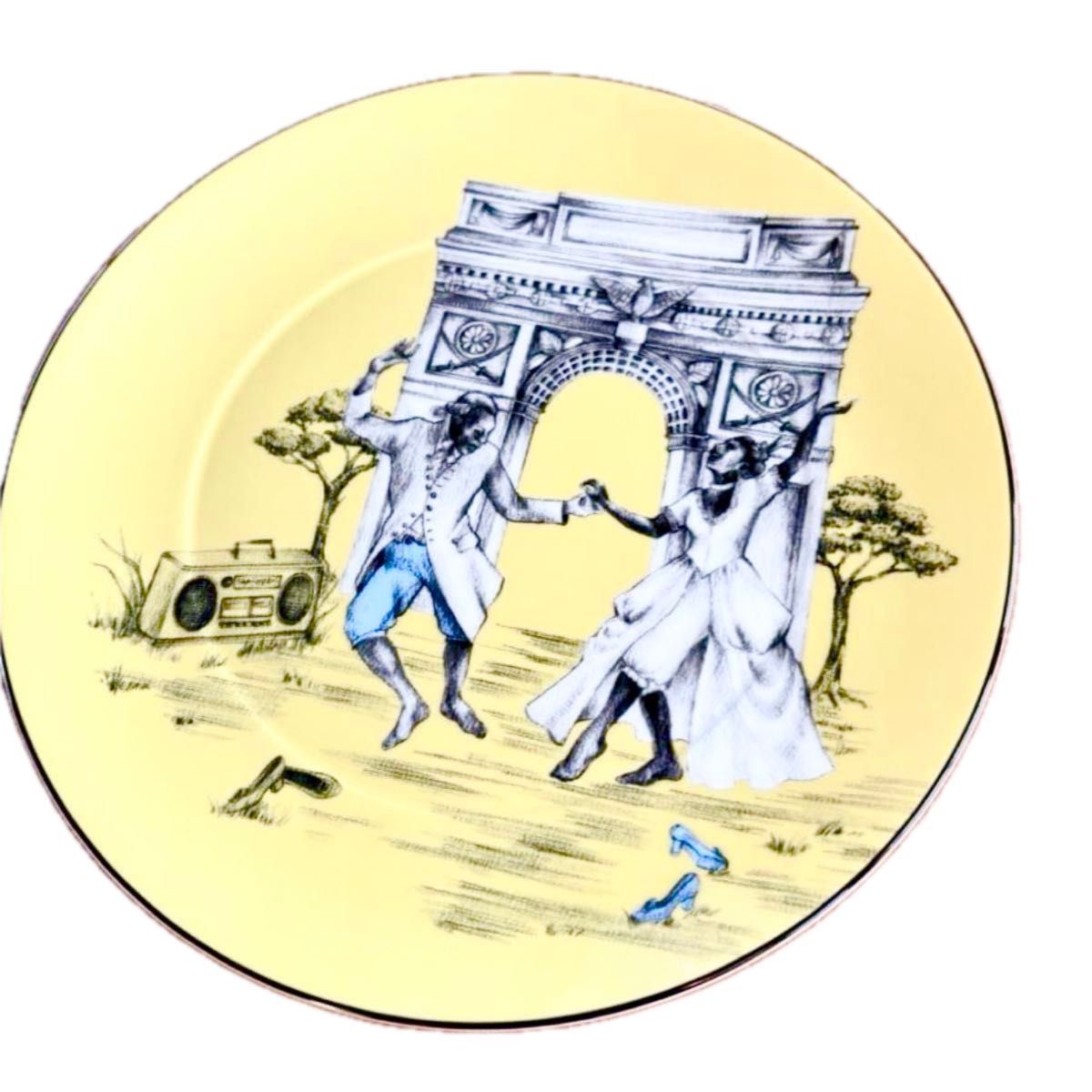 希少 シーラ・ブリッジス 皿　ウェッジウッド　プレート　イエロー 希少Wedgwood シーラ・ブリッジス 皿 ウェッジウッド プレート