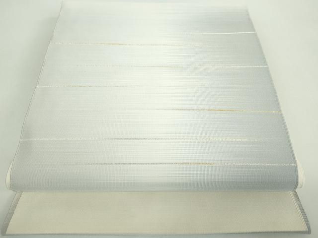 平和屋着物●爪掻き本綴れ　八寸名古屋帯　霞文　金銀糸　ゑり善扱い　正絹　逸品　DABD1192ps