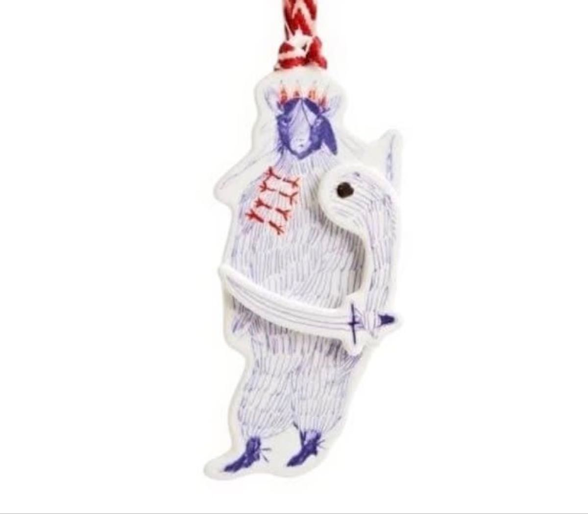 新品☆3個ウェッジウッド クリスマス ホリデイオーナメント ロッキング