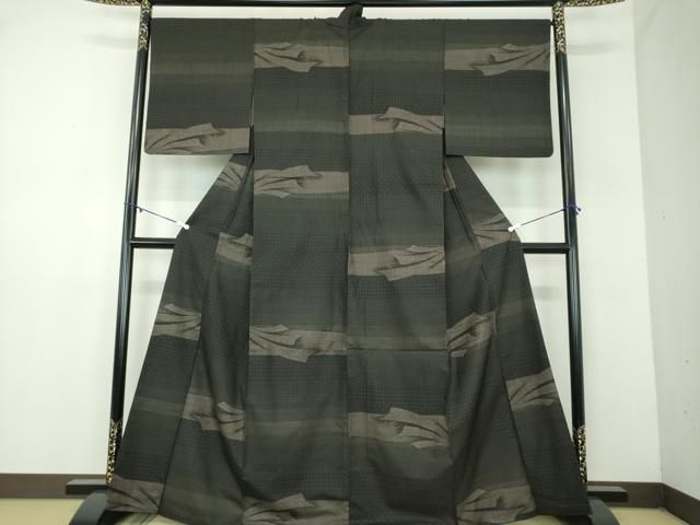 平和屋着物●本場大島紬　9マルキ　花熨斗文　正絹　逸品　DABD1200ps 20,878円