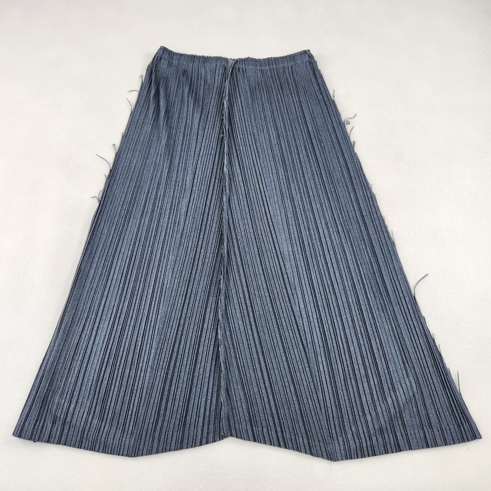 美品 PLEATS PLEASE ロングスカート プリーツプリーズ 変形 ダメージ
