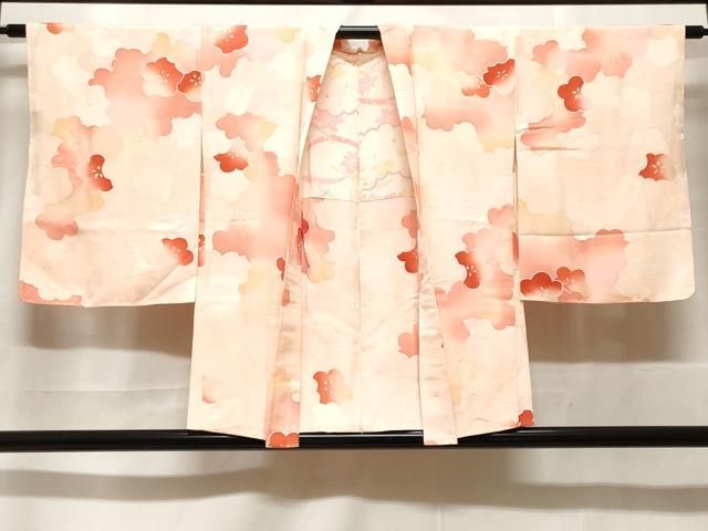 平和屋着物#羽織 地紋起こし 梅尽く文 暈し染め 正絹 逸品 未使用 CABF3911ev