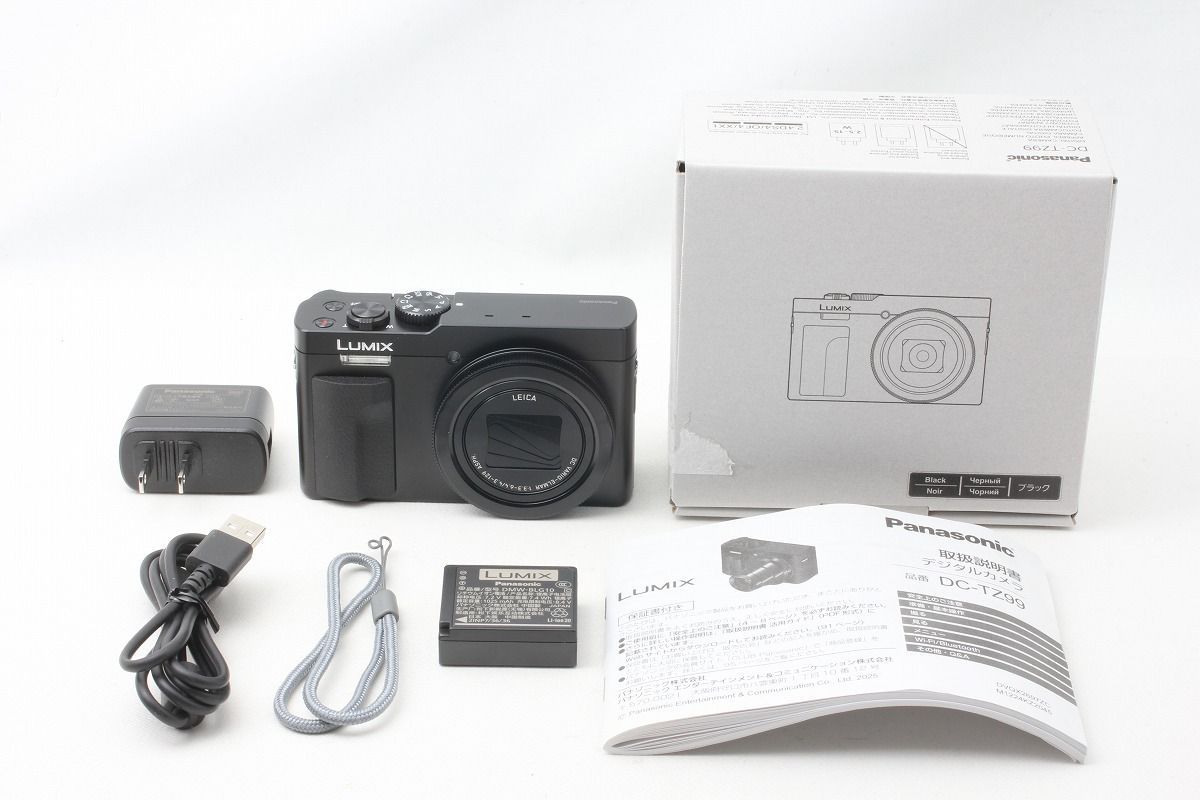 パナソニック Panasonic LUMIX DC-TZ99 ブラック 付属品完備 元箱◇50604
