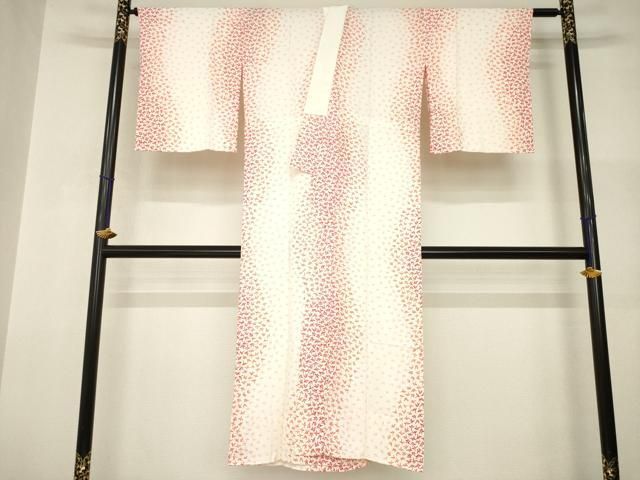 平和屋着物●長襦袢　無双仕立て　折り鶴　正絹　逸品　AABI2431ck