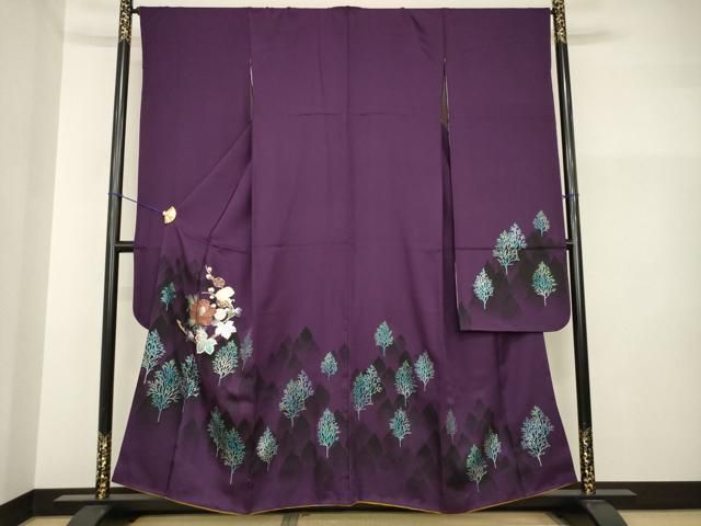 平和屋着物●豪華振袖　花丸文　金彩　正絹　逸品　AABI2442ck