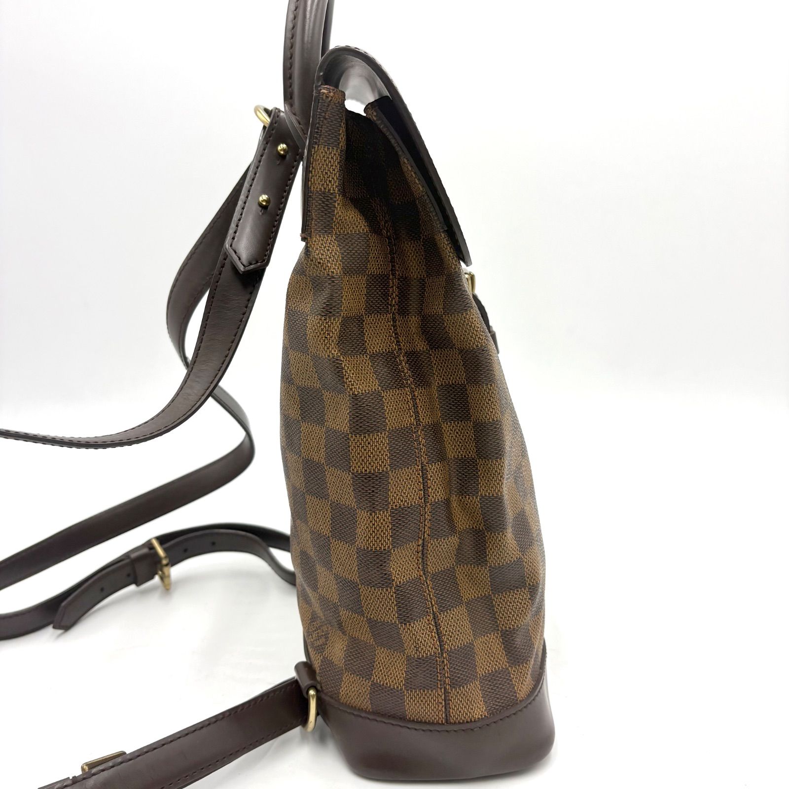 極美品◎LOUIS VUITTON ルイヴィトン ソーホー ダミエエベヌ