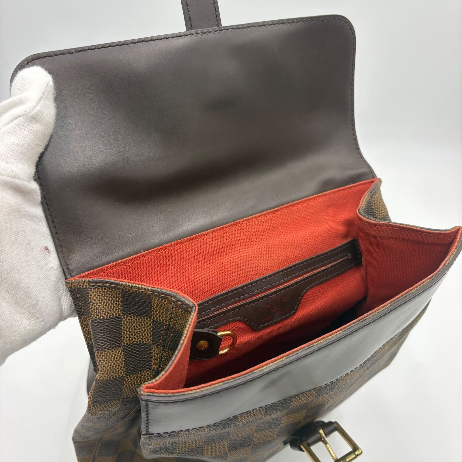 極美品◎LOUIS VUITTON ルイヴィトン ソーホー ダミエエベヌ 