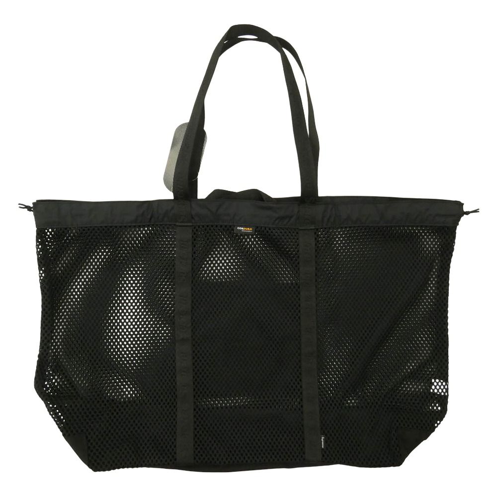 Supreme メッシュボディバッグ ブラック Supreme シュプリーム 25SS Mesh Tote Bag ボックスロゴ メッシュ