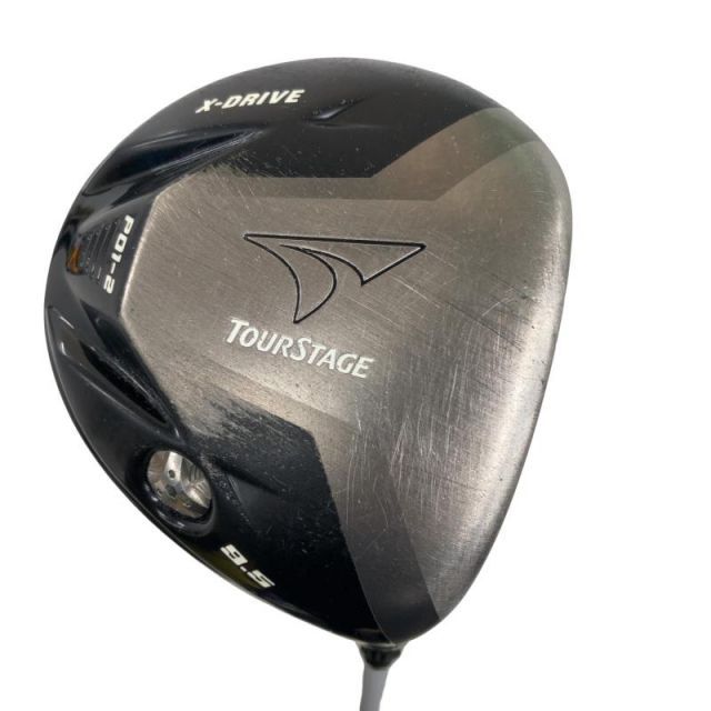 【中古】 ブリヂストン TOURSTAGE X-DRIVE P02-6 9.5° ドライバー DR 純正特注シャフト (フレックスS) メンズ 男性用 右利き 右用 Cランク ゴルフクラブ