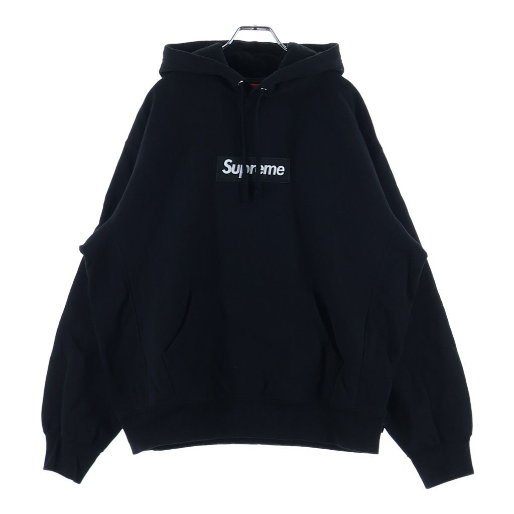 SUPREME (シュプリーム) 24AW Box Logo Hooded Sweatshirt ボックスロゴ フーデッド スウェット シャツ プルオーバー パーカー ブラック