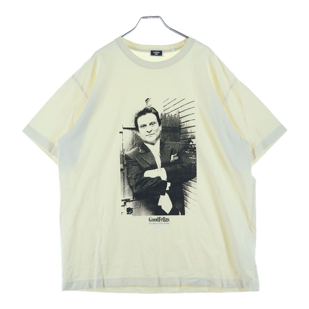 KITH (キス) 22SS × Goodfellas Tommy Vintage Tee グッドフェローズ トミー ヴィンテージプリント クルーネック 半袖Tシャツ カットソー クリーム KHM030488