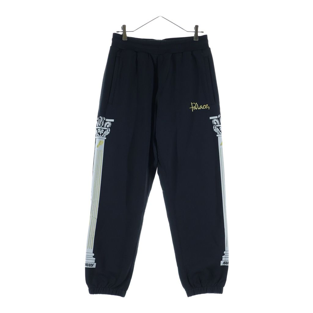 Palace Skateboards (パレススケートボーズ) 21AW × Harrods Joggers ハロッズ グラフィックプリント ジョガー スウェットパンツ ブラック