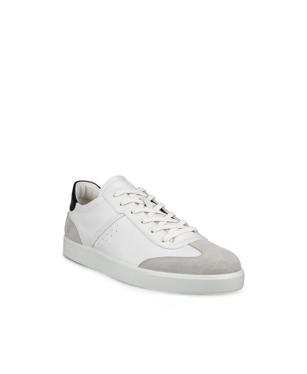 エコー メンズ シューズ スニーカー Ecco Mens Street Lite Sneaker GravelWhiteBlack ホワイト