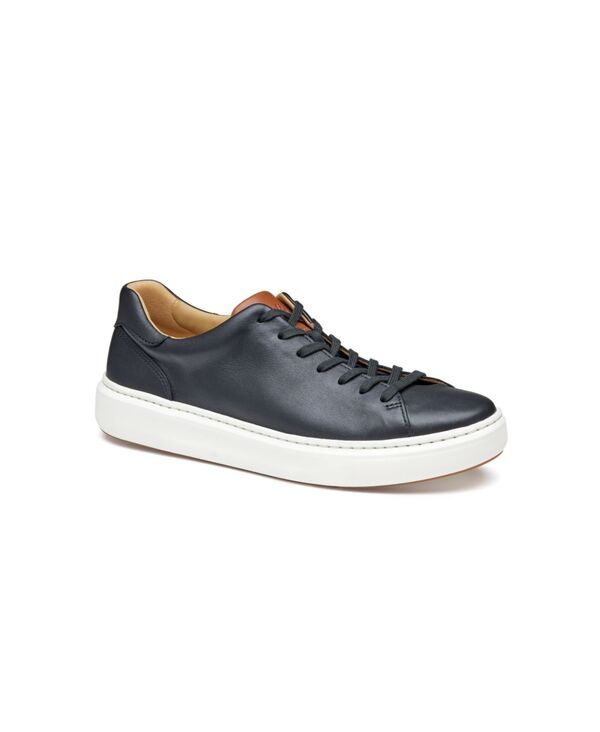 ジョンストンアンドマーフィー メンズ シューズ スニーカー レース Johnston Murphy Mens Anders LaceToToe Sneakers Black Full Grain ブラック
