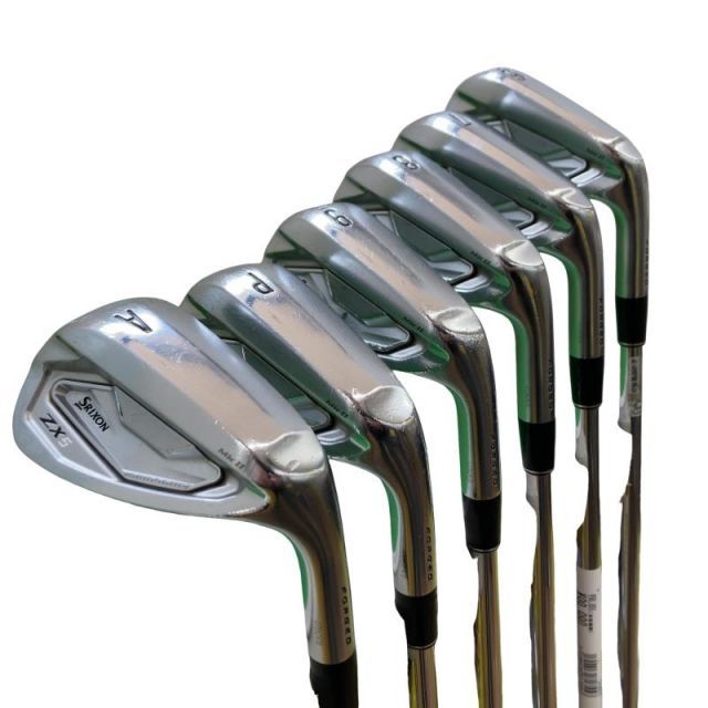 【中古】 ダンロップ SRIXON ZX5 Mk II 6S アイアンセット IR 純正特注シャフト (フレックスS) メンズ 男性用 右利き 右用 Cランク ゴルフクラブ