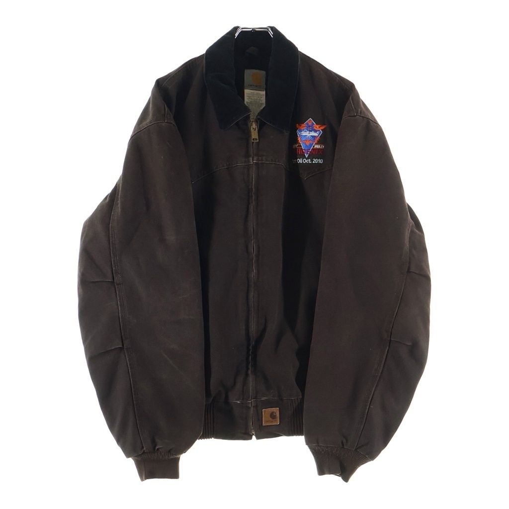 CARHARTT (カーハート) 10s サンタフェ SANTAFE J14 DKB L-R ダックジャケット ブラウン