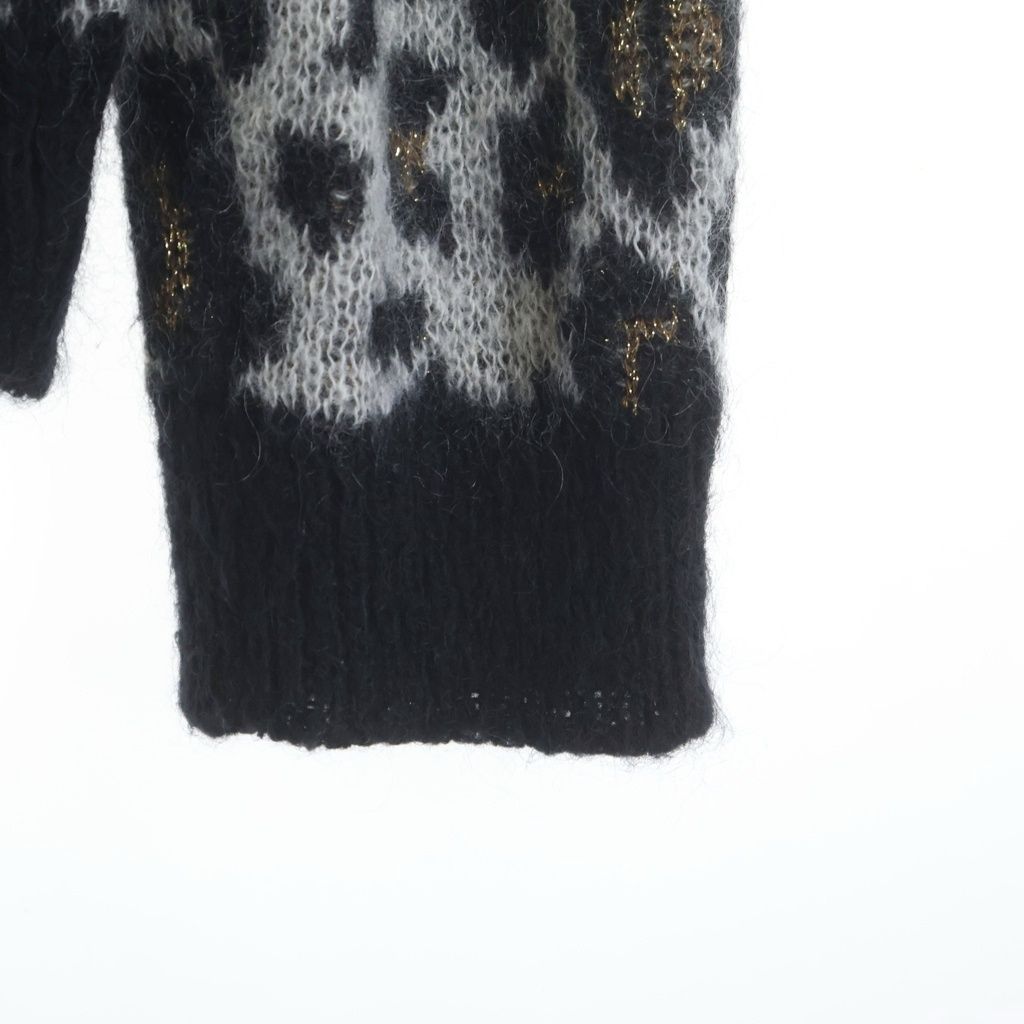 SAINT LAURENT PARIS (サンローランパリ) レオパード 総柄 モヘア