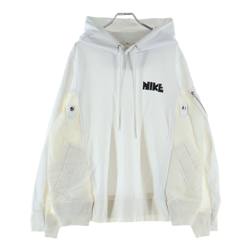 Sacai (サカイ) ×NIKE NRG HOODIE ナイキ ナイロン切替プルオーバー
