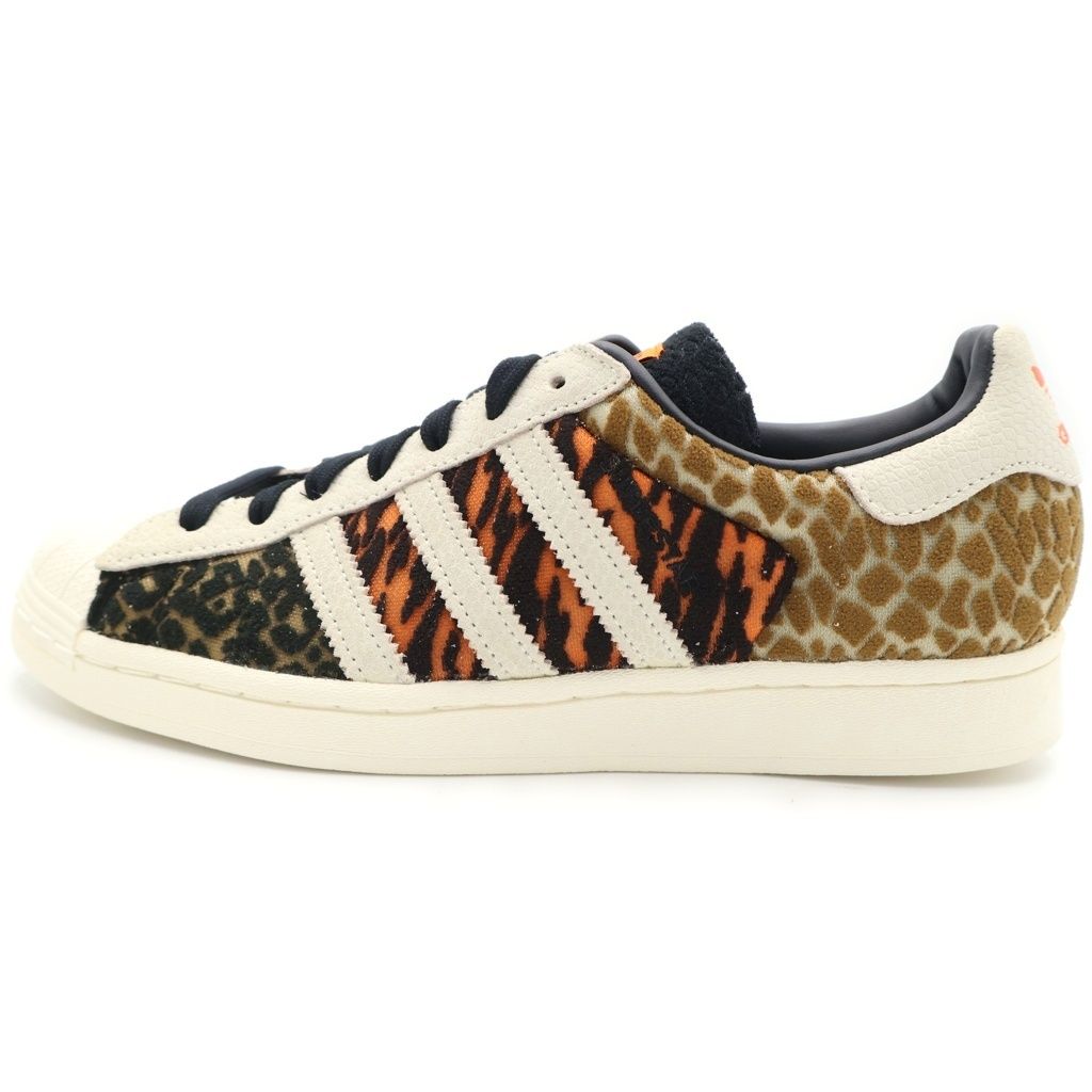 adidas (アディダス) ×atmos Super Star Crazy Animal Pack/Safari FY5232 アトモス スーパースター クレイジー アニマル パック/サファリ ローカットスニーカー US8.5/26.5cm