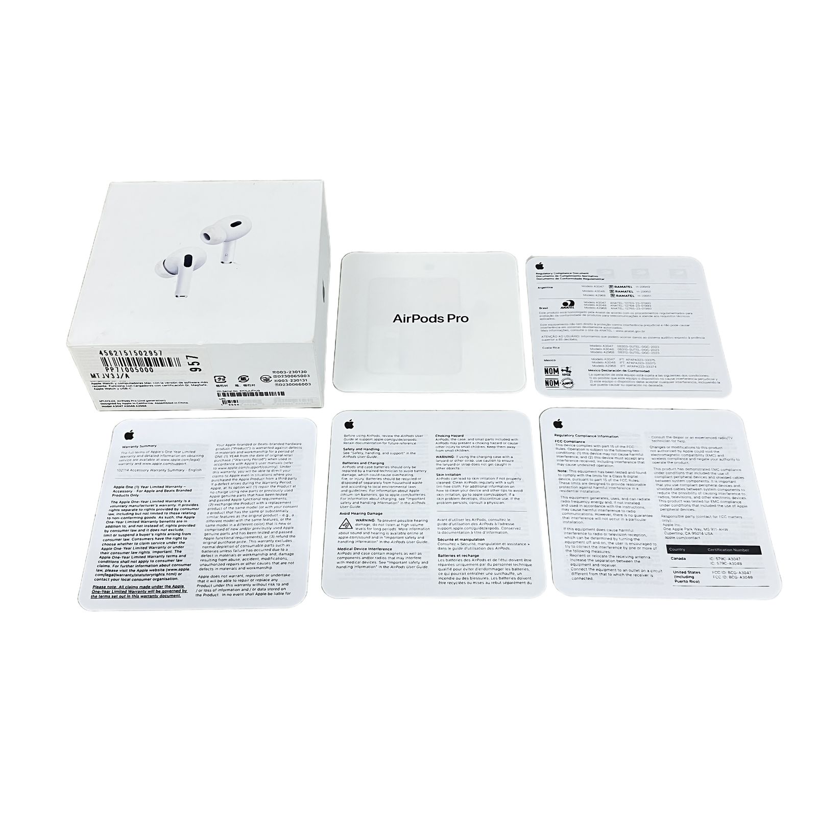 Apple AirPods Pro 第2世代 MTJV3J/A A3047 A3048 A2968 ワイヤレス