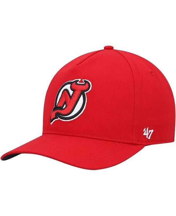 47 ブランド メンズ アクセサリー 帽子 ジャージー 47 Brand Mens Red New Jersey Devils Primary Hitch Snapback Hat Red レッド