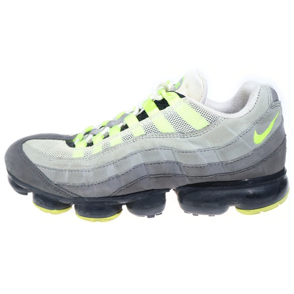 NIKE (ナイキ) AIR VAPORMAX 95 Neon AJ7292-001 エアヴェイパーマックス ネオン ローカットスニーカー グレー/イエロー US9/27.0cm