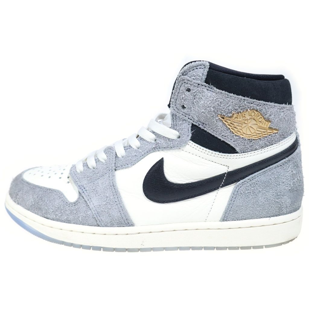 NIKE (ナイキ) AIR JORDAN RETRO HIGH OG COOL GREY エアジョーダン1 レトロ レザーハイカットスニーカー グレー/ホワイト DZ5485-003