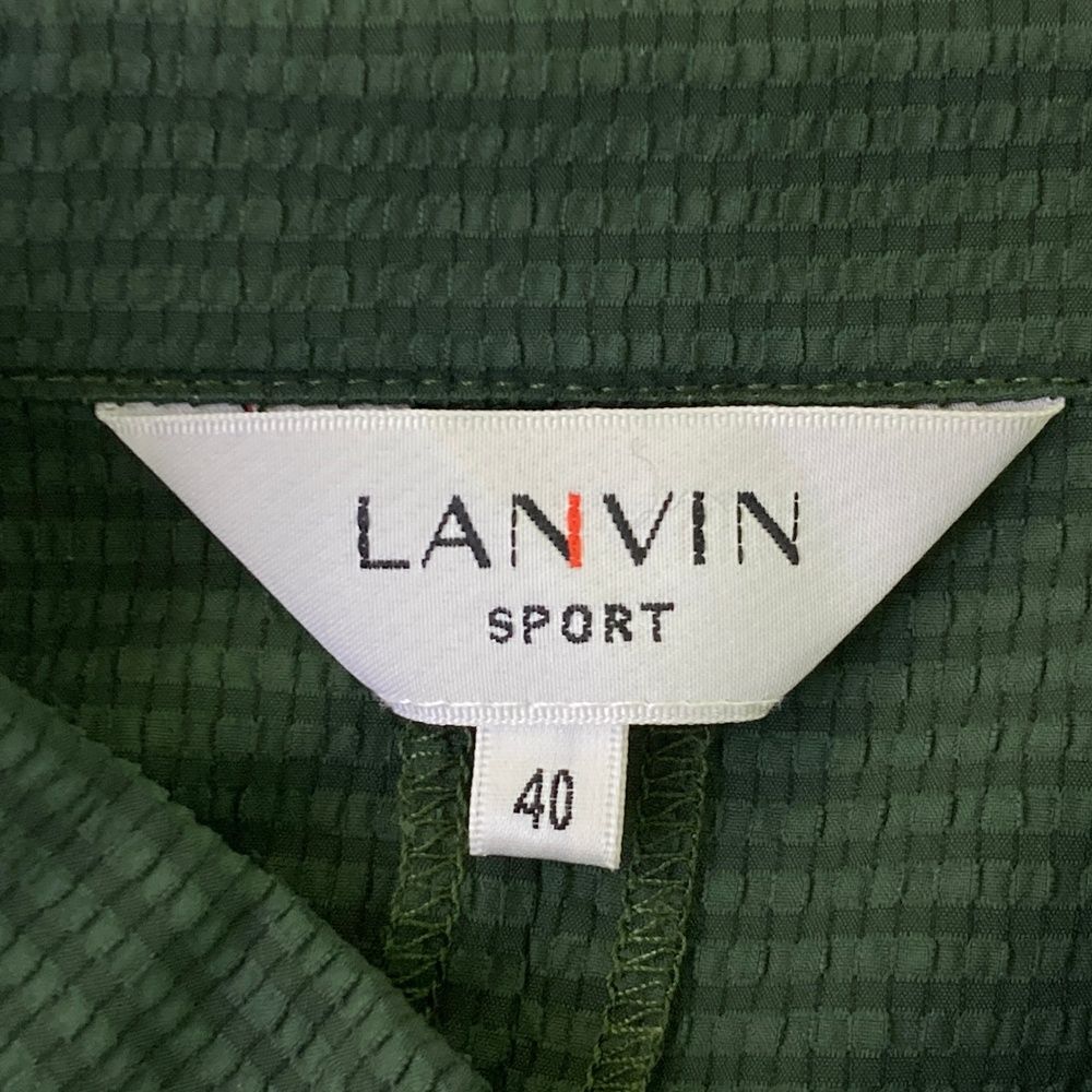 サイズ：40 LANVIN SPORT ランバン スポール 半袖ワンピース カーキ系