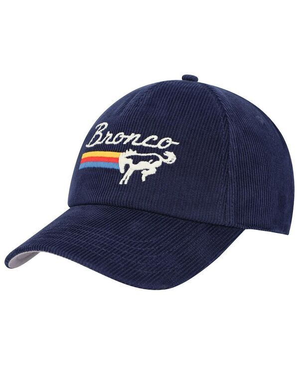 アメリカンニードル メンズ アクセサリー 帽子 コーデュロイ American Needle Mens Navy Bronco Roscoe Corduroy Adjustable Hat Navy ネイビー