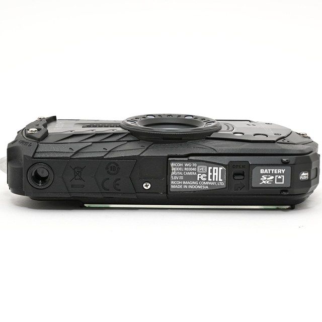 良品＞ RICOH WG-70 ブラック｜本格防水デジタルカメラ｜動作良好