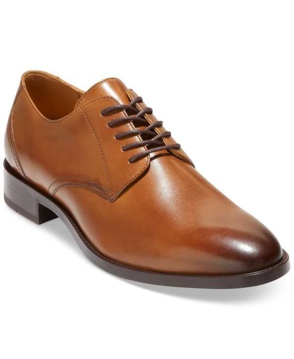 コールハーン メンズ シューズ オックスフォード Cole Haan Mens Hawthorne Plain Oxford Dress Shoe British Tan タン