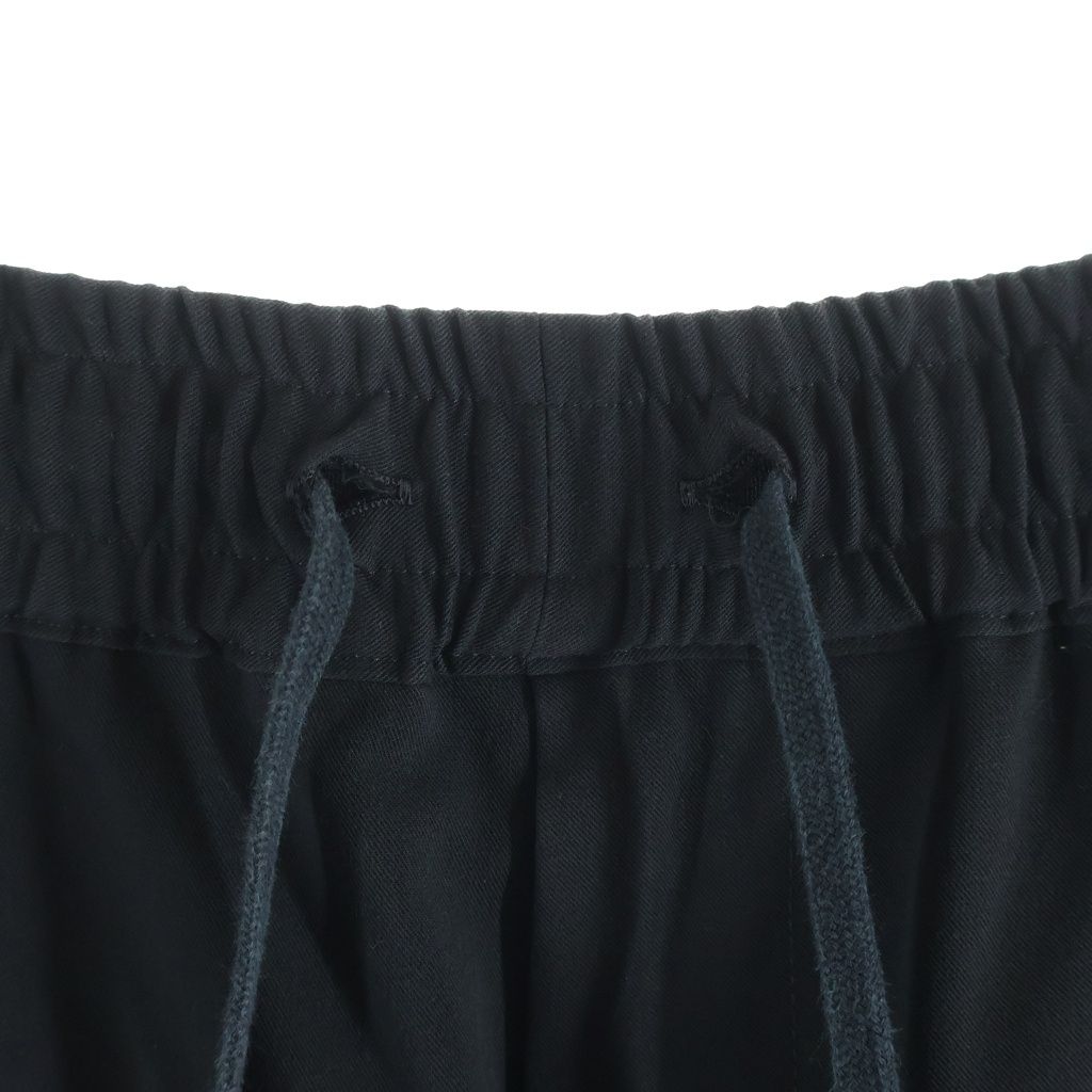 s'yte (サイト) ポリエステル サルエルパンツ ブラック UM-P77-912