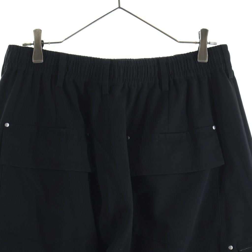 s'yte (サイト) ポリエステル サルエルパンツ ブラック UM-P77-912