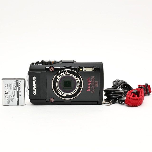 並品＞ OLYMPUS STYLUS TG-4 Tough ブラック｜防水デジタルカメラ