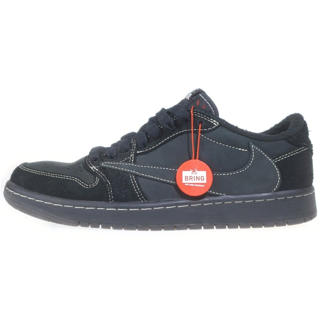 NIKE (ナイキ) ×TRAVIS SCOTT AIR JORDAN 1 LOW OG SP BLACK PHANTOM エアジョーダン1 ブラックファントム ローカットスニーカー ブラック US9/27cm DM7866-001