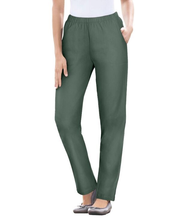 ウーマン ウィズイン レディース ボトムス デニムパンツ ストレート デニム Woman Within Womens Within Straight Leg Fineline Denim Jean Pine デニム