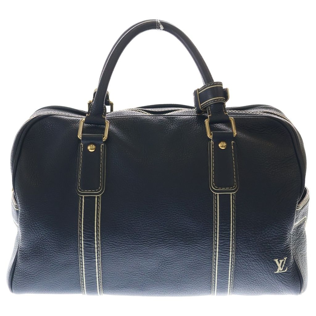 LOUIS VUITTON (ルイヴィトン) トバゴ キーポル50 ハンドバッグ ボストンバッグ ブルー レザー M95136 ゴールド金具