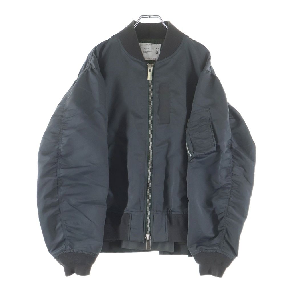 Sacai (サカイ) NYLON TWILL BLOUSON MA‐1 ナイロンツイル ジップ 