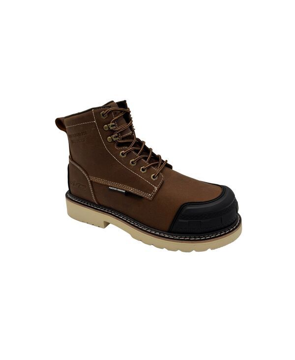 アドテック メンズ シューズ ブーツ・レインブーツ AdTec Guardian Mens 6 Comp Toe Guard Work Boot Brown ブラウン