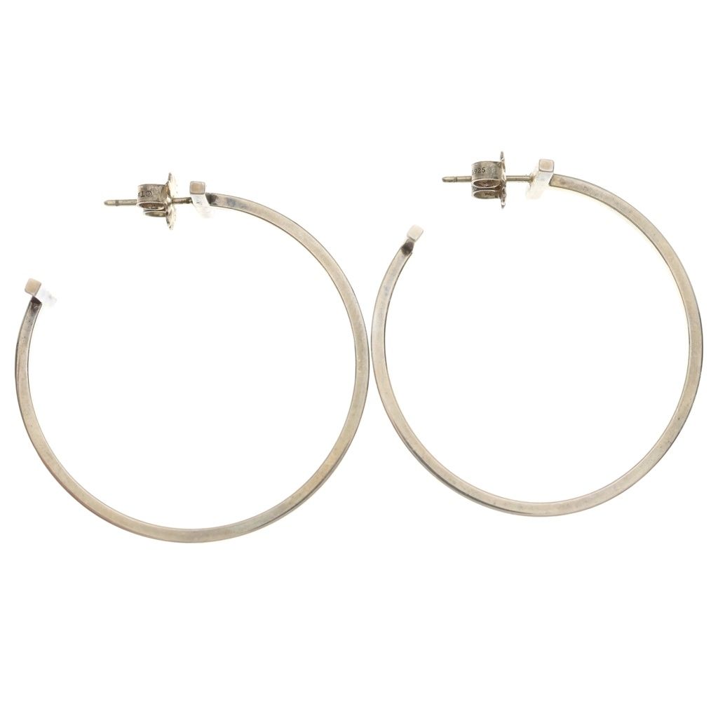 TIFFANY & Co. (ティファニー) Tワイヤー フープピアス シルバー SV925