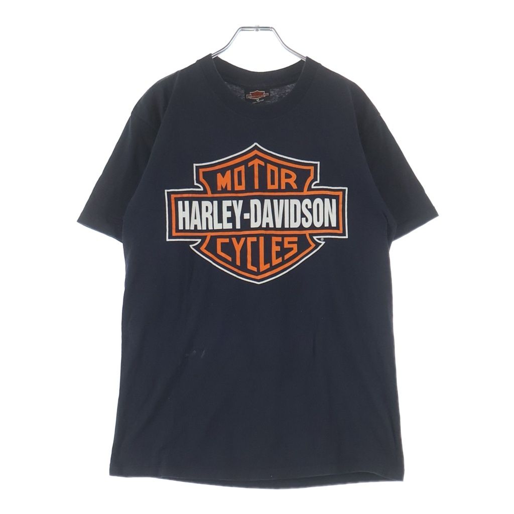 HARLEY DAVIDSON (ハーレーダビッドソン) 90S STURGIS 1993 TEE スネークプリントTシャツ 半袖クルーネックカットソー ブラック