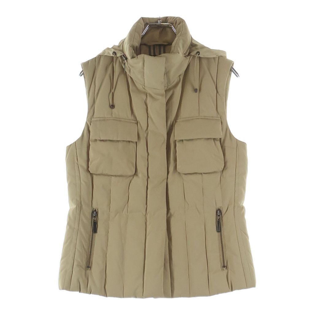 バーバリー　ロンドン　ダウンベスト BURBERRY LONDON (バーバリーロンドン) ナイロンダウンベスト ベージュ